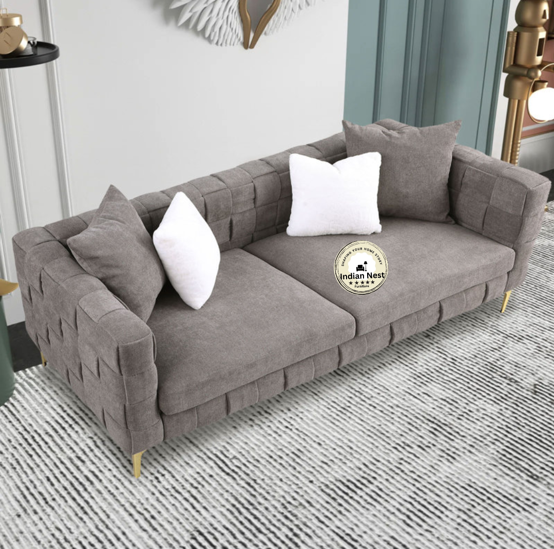 Luxe Deep Grey Sofa