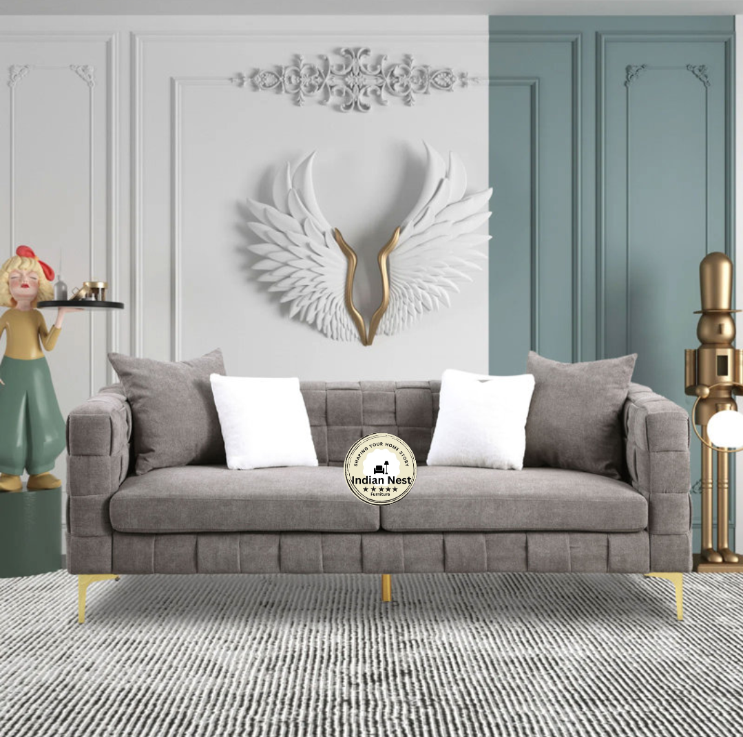 Luxe Deep Grey Sofa