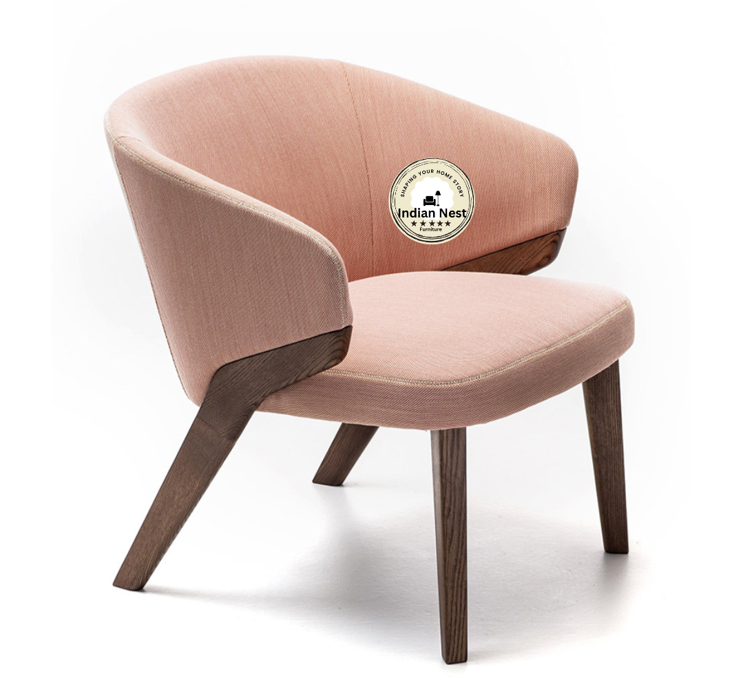 Wooden Accent Chair Pair