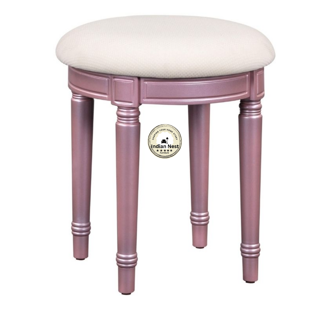 Ached Pink Wooden Makeup Dresser