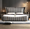 Aahed Portugi Tufting Upholstered Bed