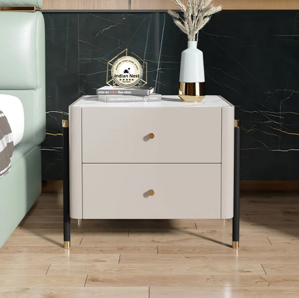 Alpine Wooden Bed Side Table