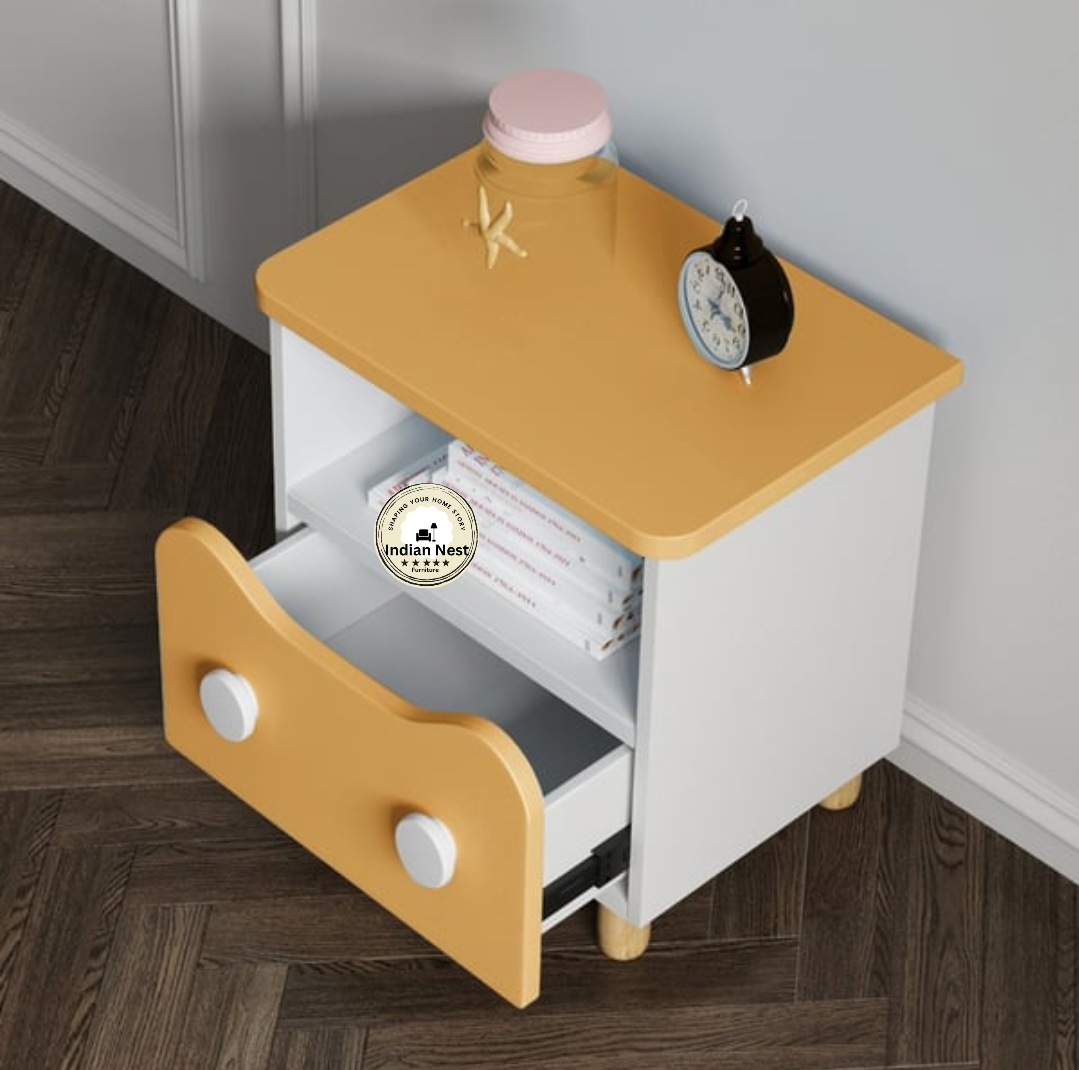 Coimbatore Yellow Bed Side Table