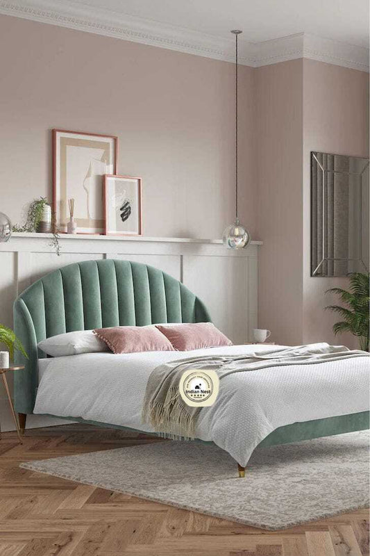 Glam Vertical Tufting Bed