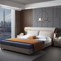 Exquisite Charismatic Design Plush Leatherette  Bed