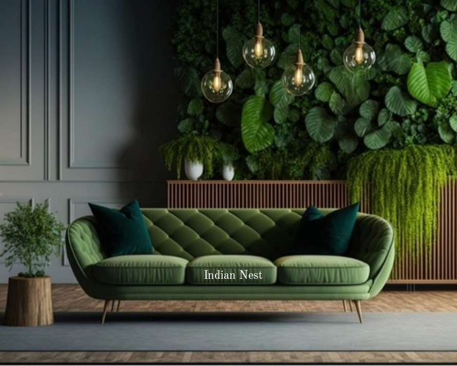 Aahed Forest Green Sofa