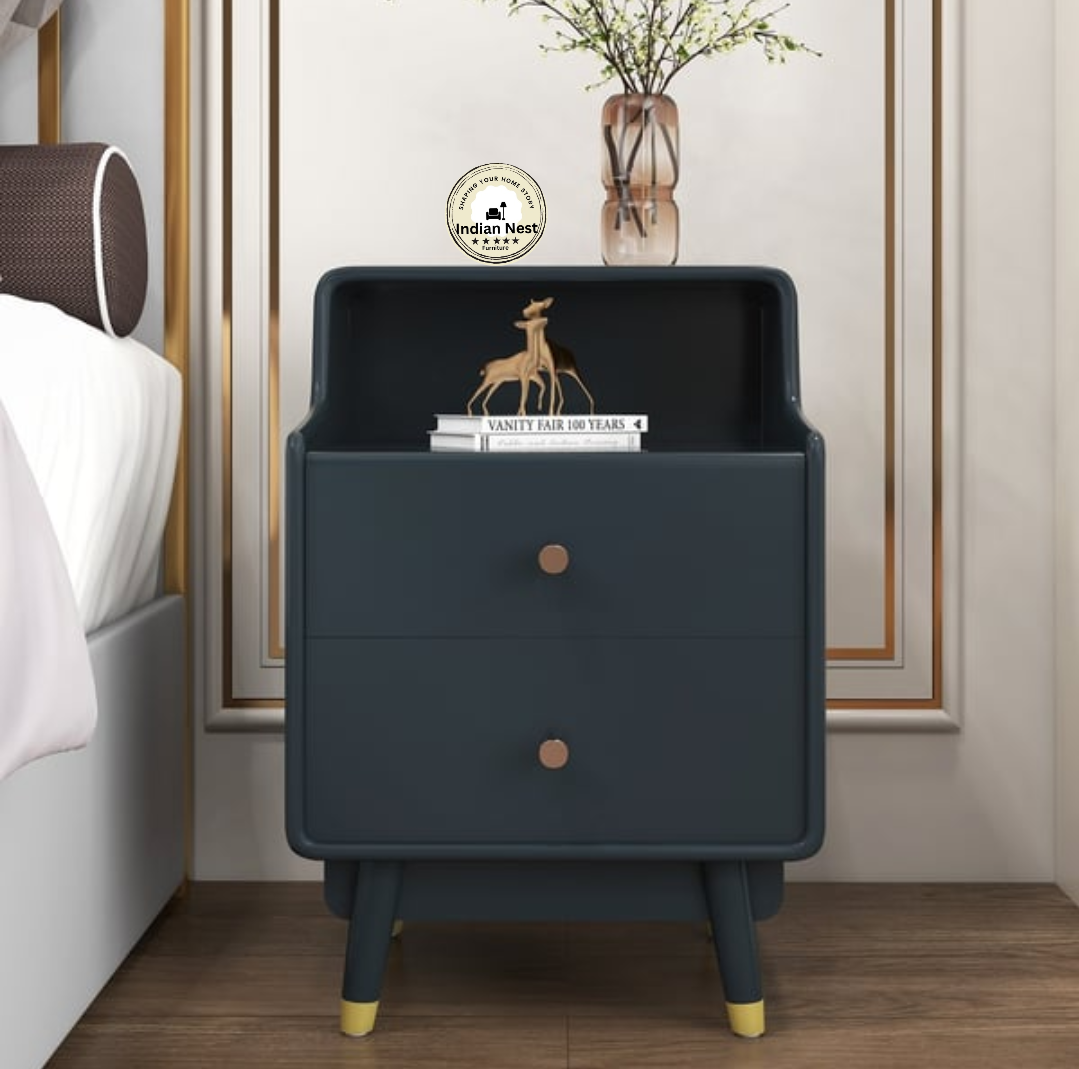 Keswick wooden bed side table