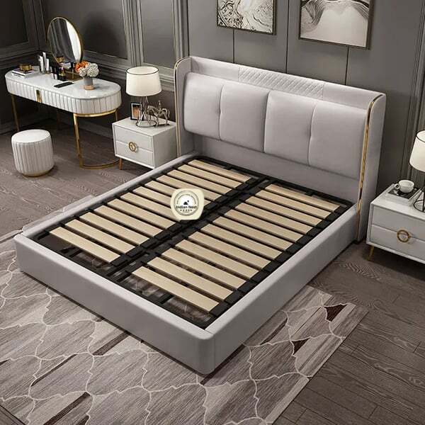 Nordic Upholstery bed in Leatherette with storage