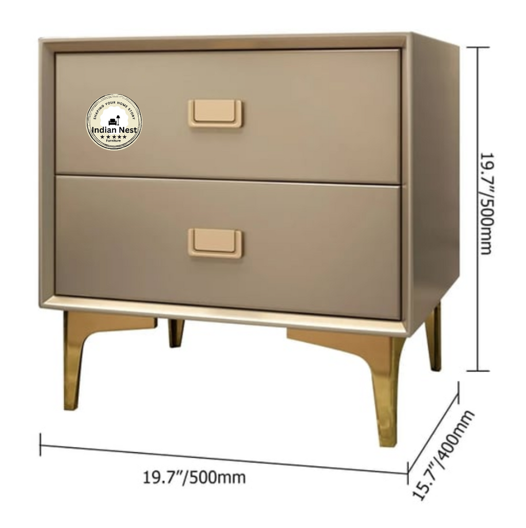 Golden Bed Side Table
