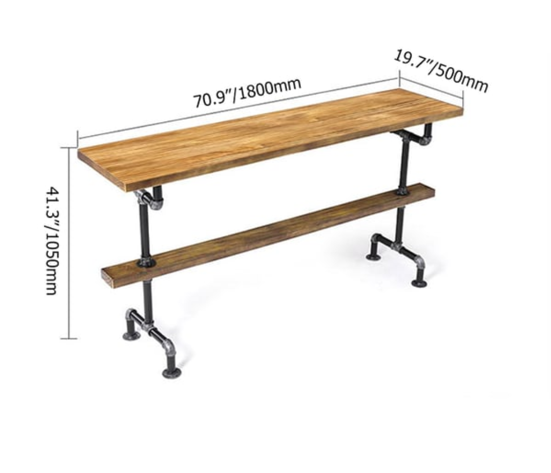 Krystal Wooden Bar Counter & Stool