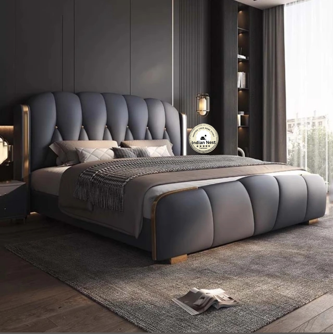 Ozark Upholstered Bed With Storage