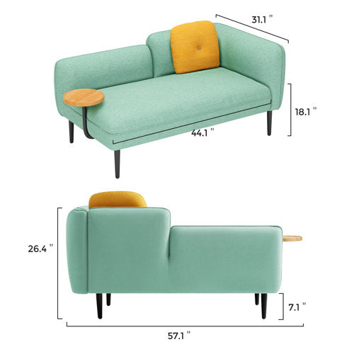 Gem Green Lounger Chair