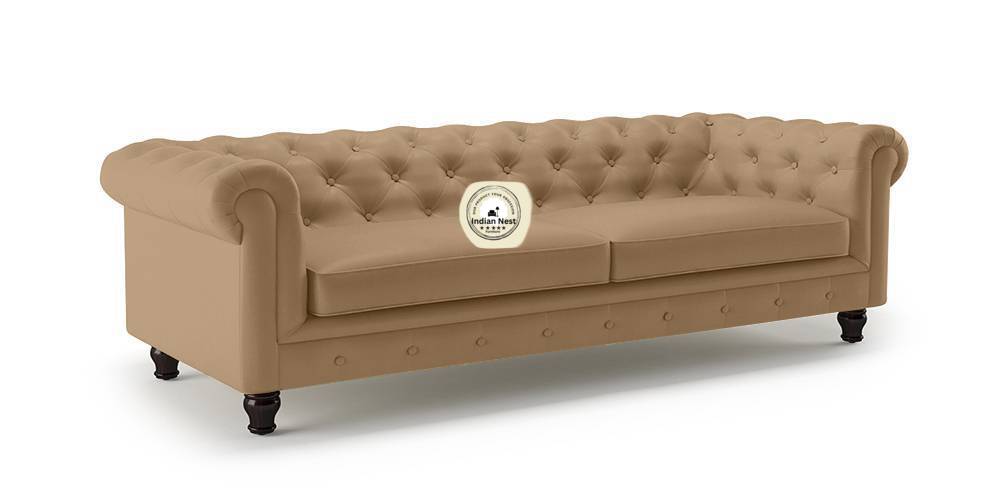 Cozy Nest Modern Sofa In Suede