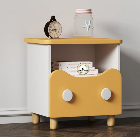 Coimbatore yellow bed side table