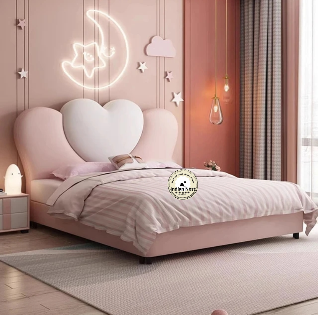 Aahed Heart Upholstered Bed