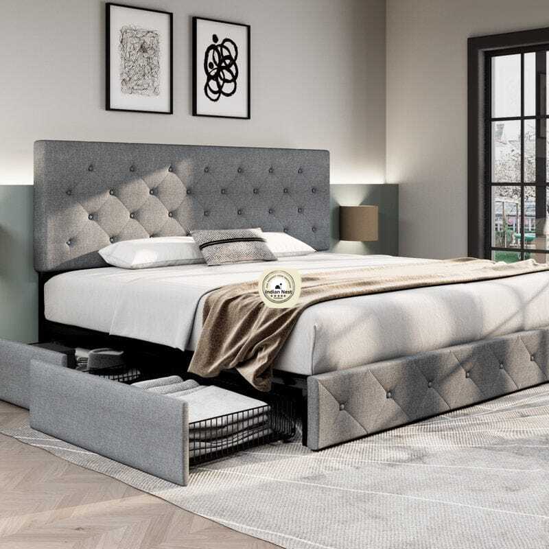 Mexican Bed With Side Drawer