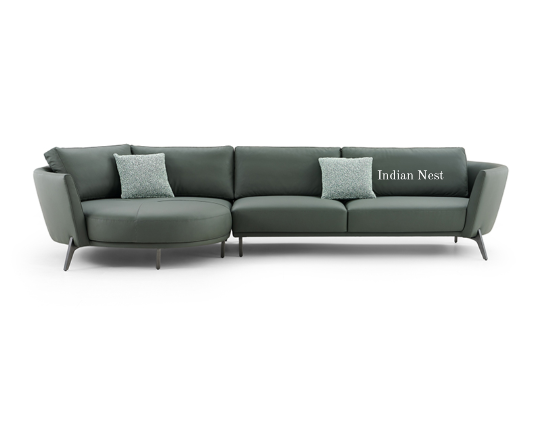 Aahed Round sectional couch