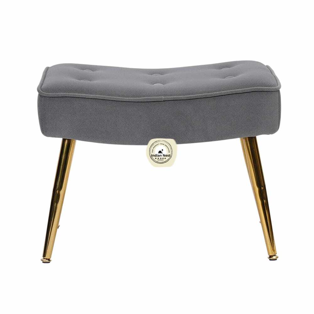 Boss Button Tufted Wingback Chair With Stool