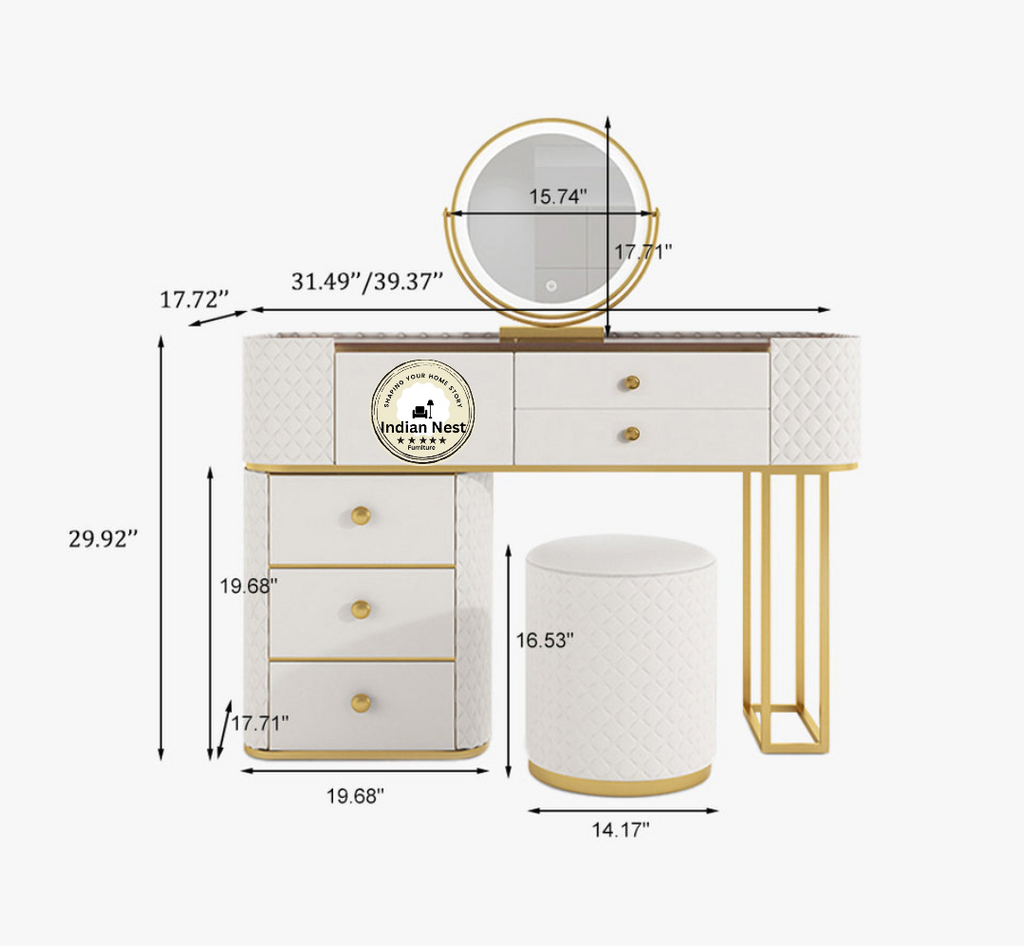 Cardiff Dresser With 6 Drawer