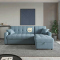L-Shaped Sectional Sofa Cum Bed