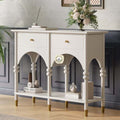 Classic White Console Table
