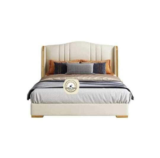 Nordic Contemporary Modern King Upholstered Platform Bed