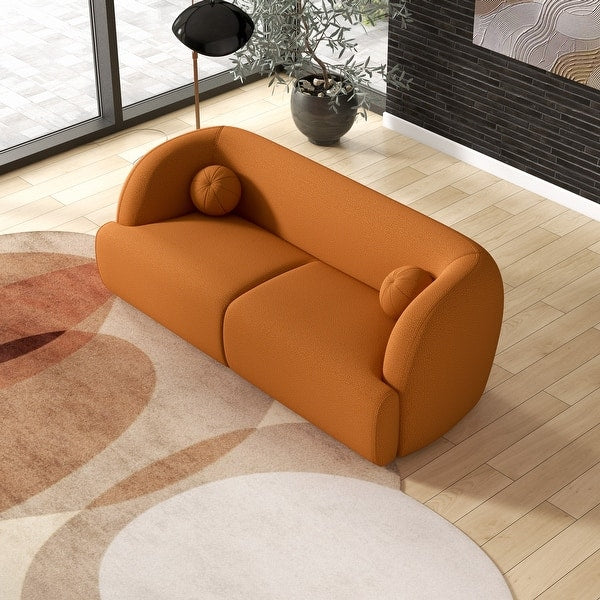 Miguel Orange Couch