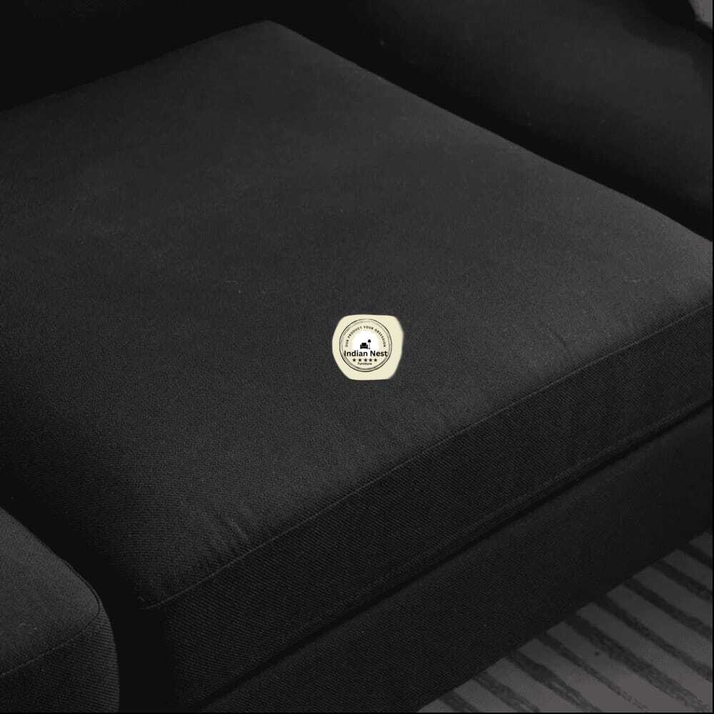 Black & Grey crow L-Shaped Sofa