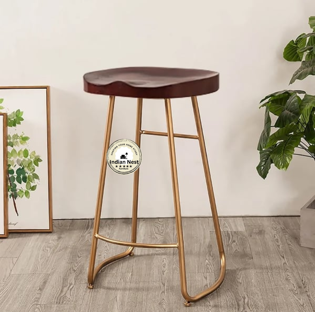 Krystal Wooden Bar Counter & Stool