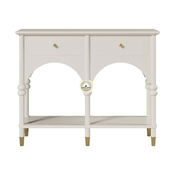Classic White Console Table