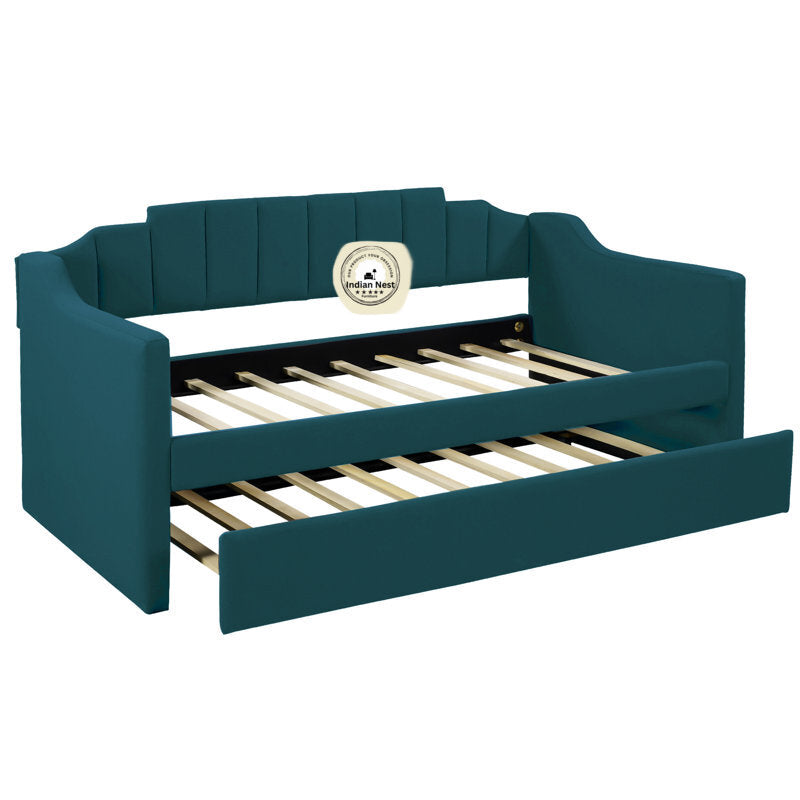 Bottle Green Daybed With Trundle