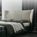Madrid Style Upholstered Luxury In Green Leatherette