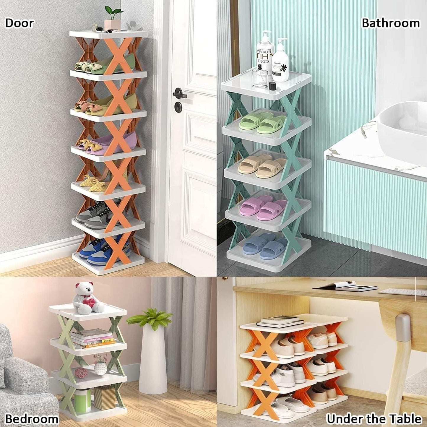 Five Layer Shoes Organizer(Pack of 2)
