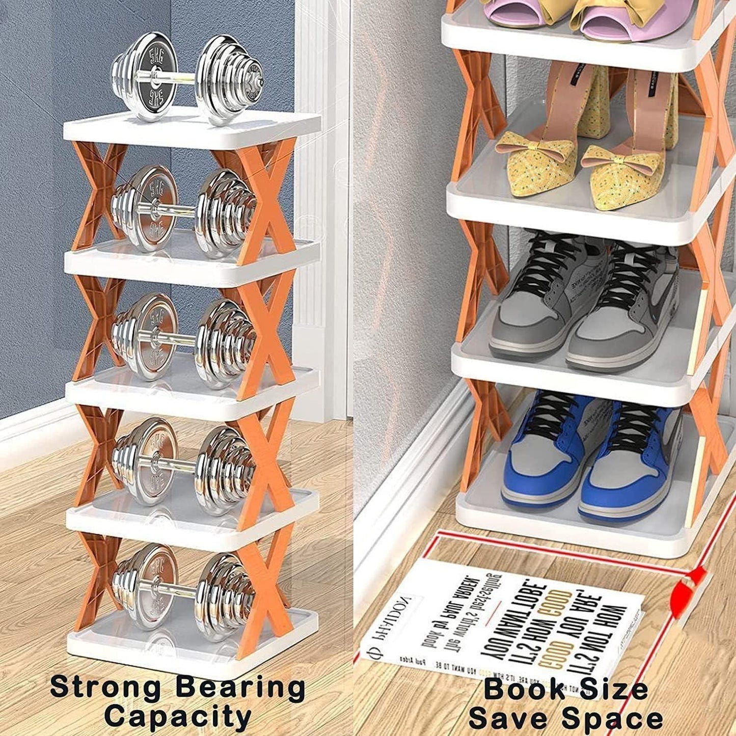 Five Layer Shoes Organizer(Pack of 2)