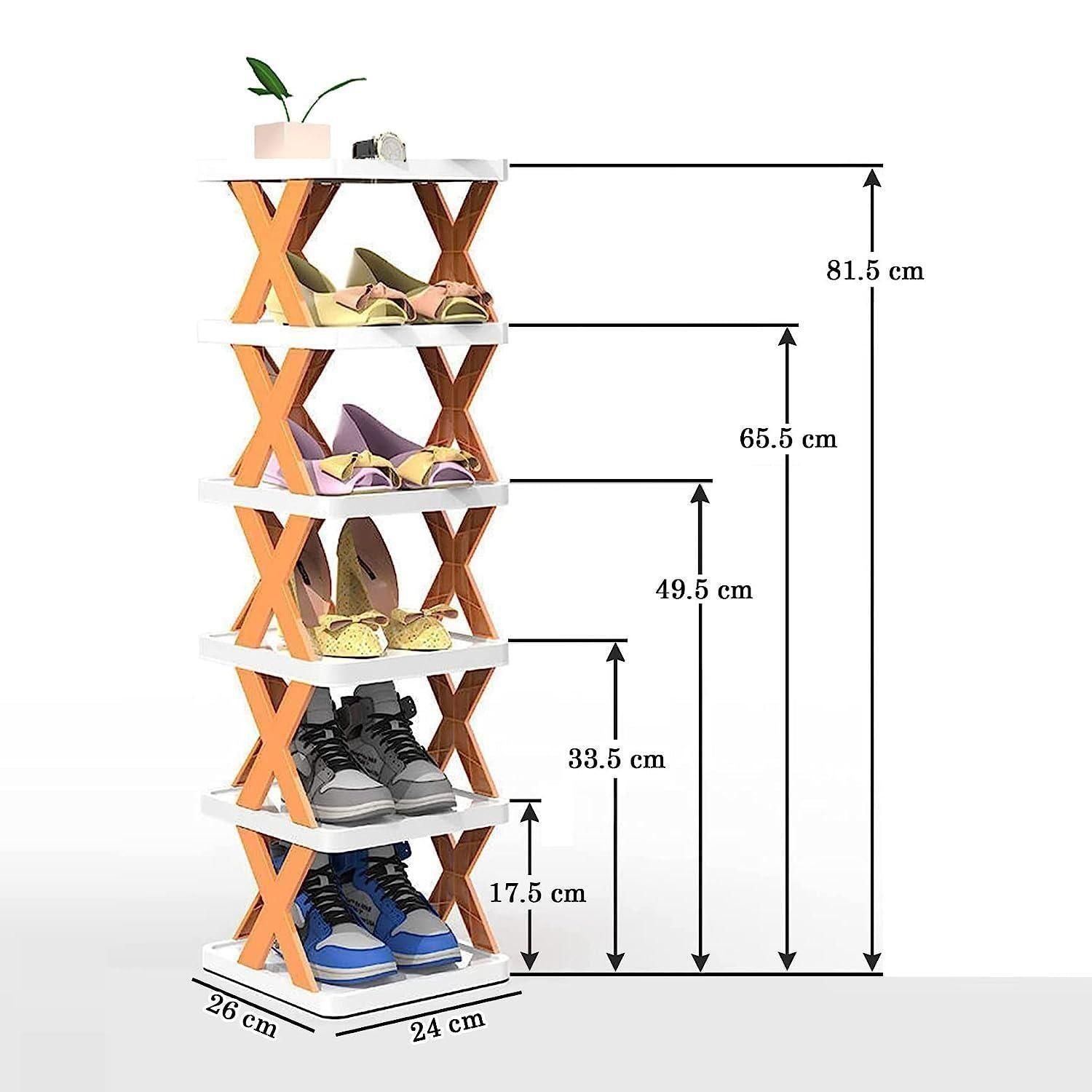 Five Layer Shoes Organizer(Pack of 2)