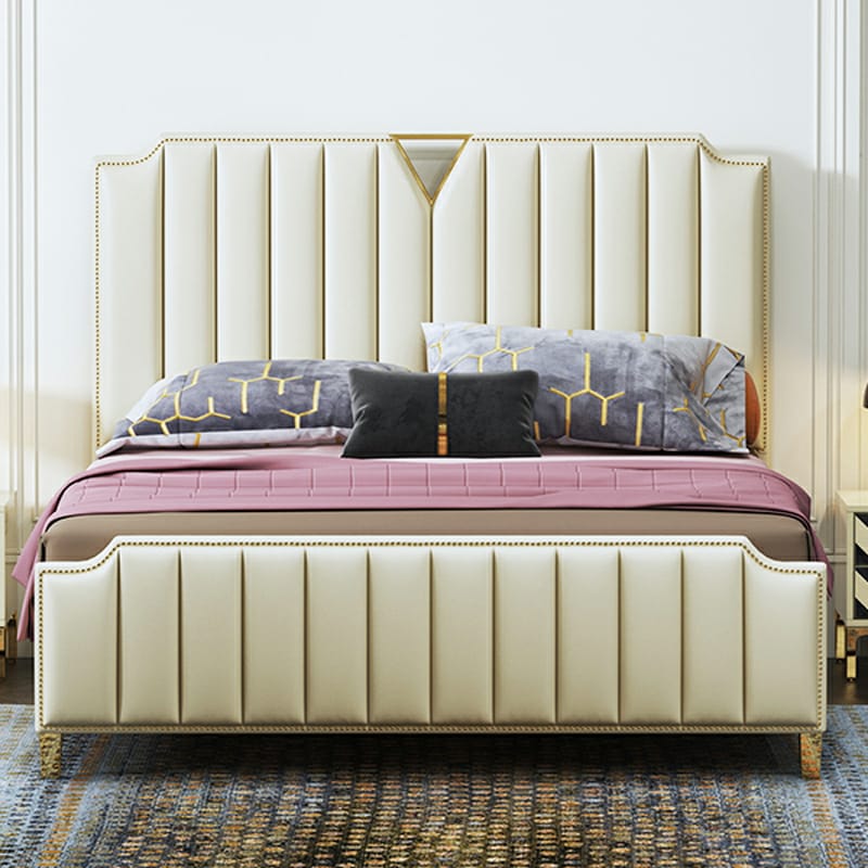 Cuddle Bed In Leatherette With Comfort Feel.