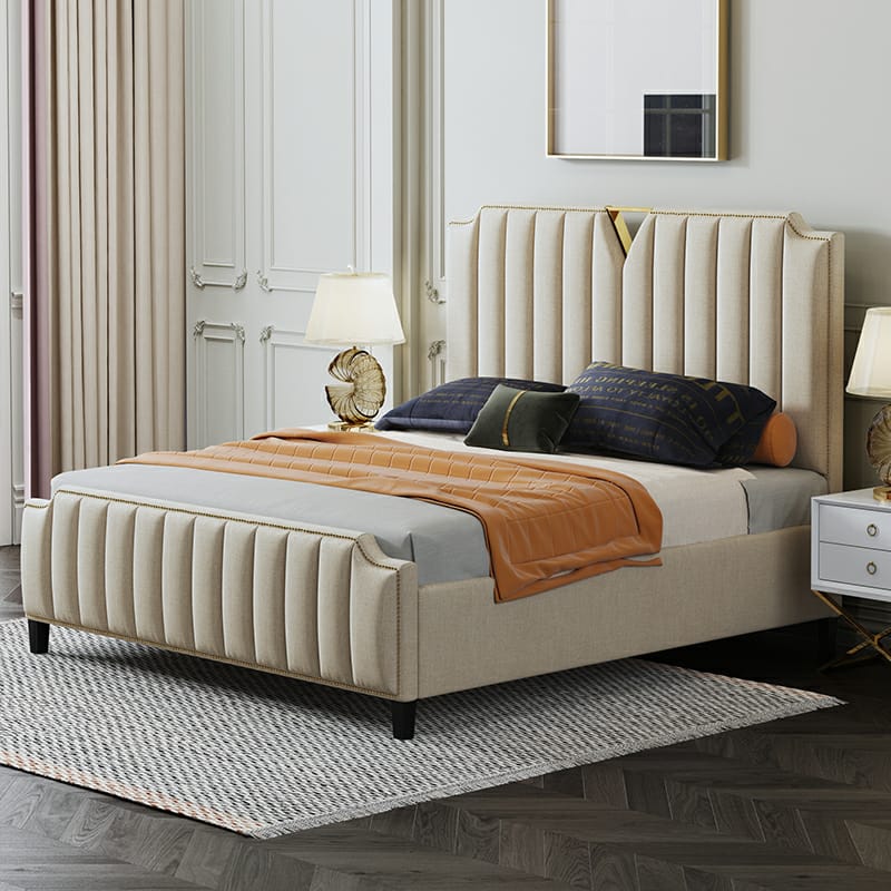 Cuddle Bed In Leatherette With Comfort Feel.