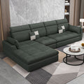 Modern Living Room L shape Sofa In Velvet