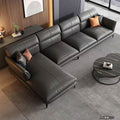L-shape Italian Luxury sofa In Leatherette