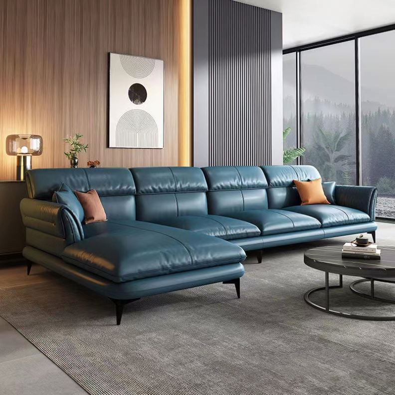 L-shape Italian Luxury sofa In Leatherette